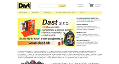 Desktop Screenshot of dast.sk